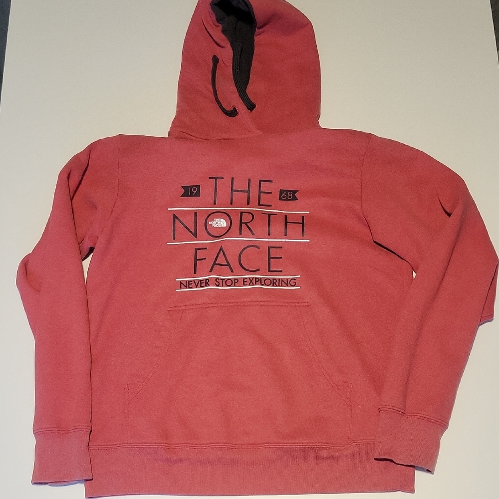 The North Face Men's Brick Red Hoodie Sz M